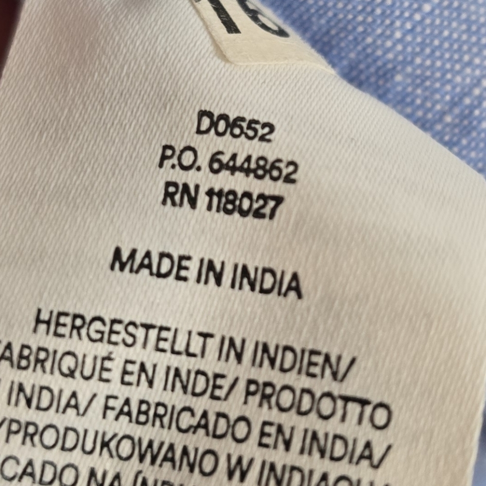 Boden Ric Rac Linen Mini Dress 2R Blue - Picture 10 of 11